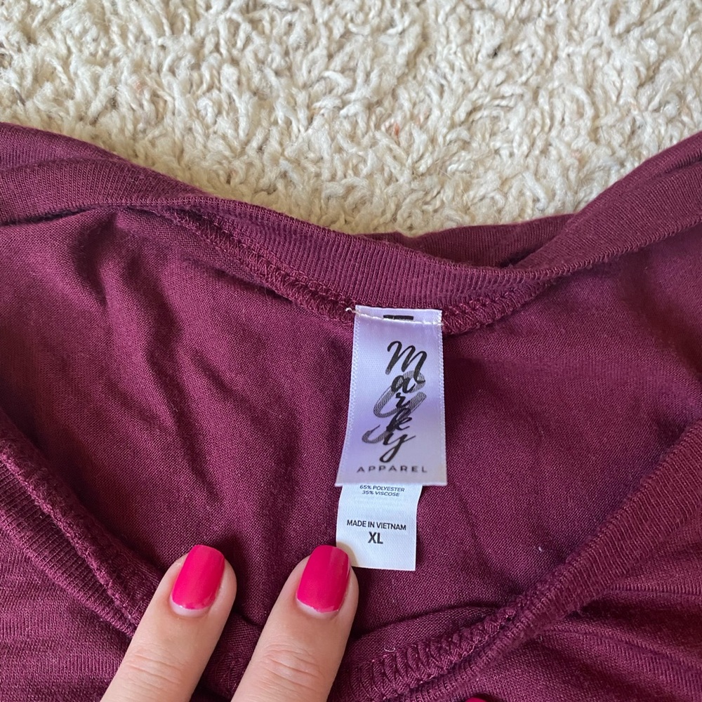 Maroon tank top